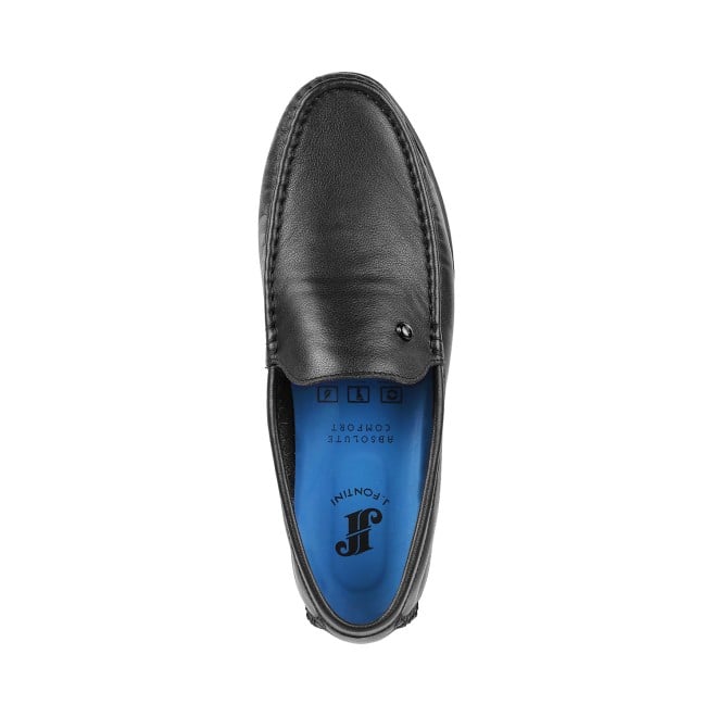 J.Fontini Men Black Casual Loafers (SKU: 14-974L-11-46)
