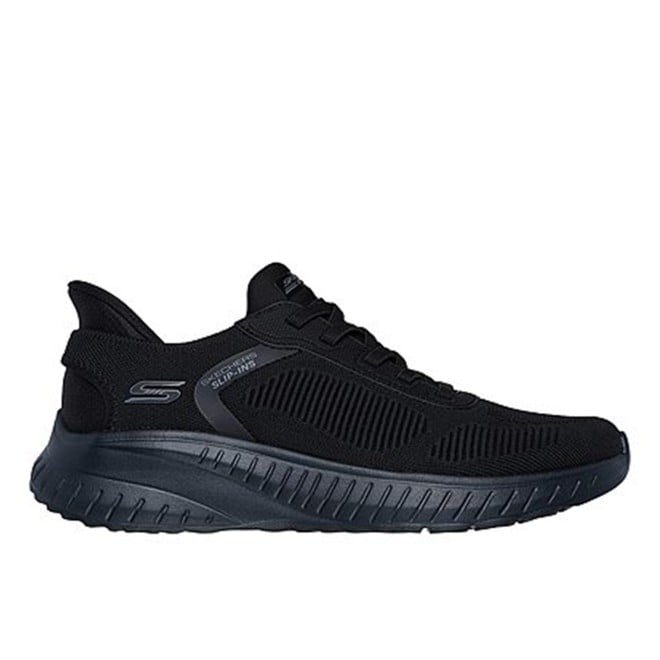 Skechers Men Black Sports Slip Ons