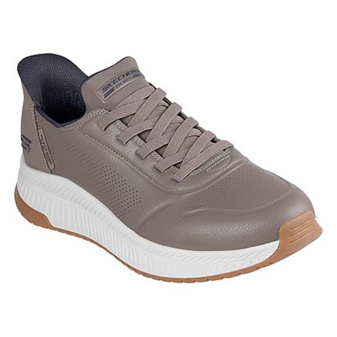 Skechers Men Beige Sports Sneakers (SKU: 158-118424-20-8)