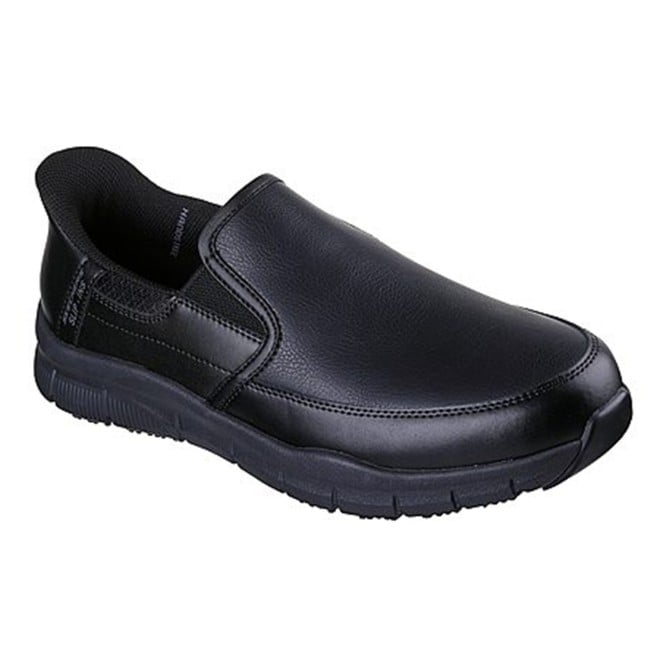 Skechers Men Black Sports Slip Ons (SKU: 158-200304-11-7)