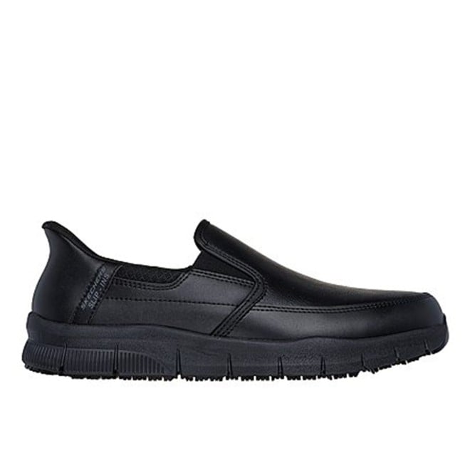 Skechers Men Black Sports Slip Ons