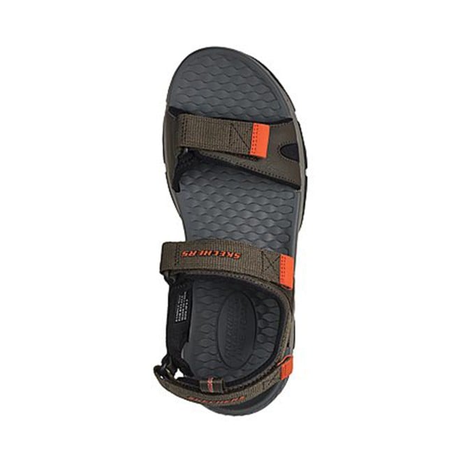 Skechers Men Olive Sports Sandals (SKU: 158-205112-49-8)