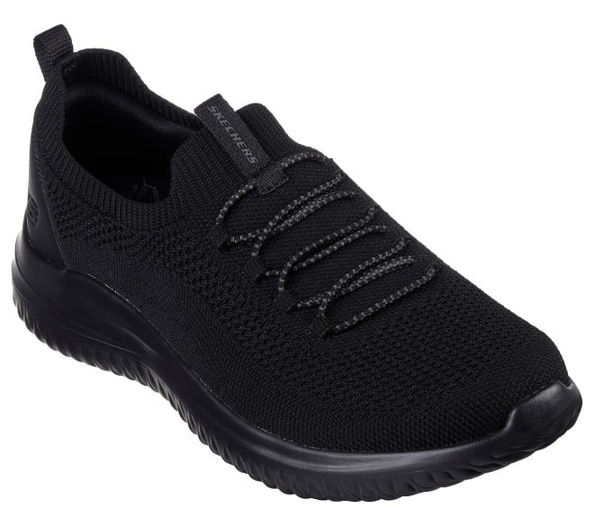 Skechers Men Black Casual Walking Shoes