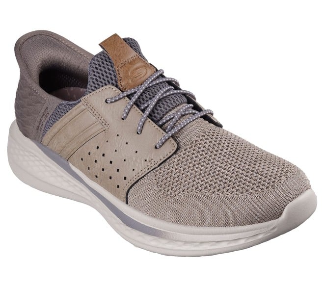 Skechers Men Light-Grey Sports Walking Shoes (SKU: 158-210811-59-11)