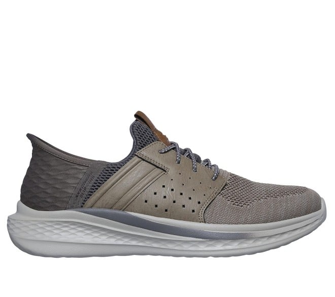 Skechers Men Light-Grey Sports Walking Shoes (SKU: 158-210811-59-11)