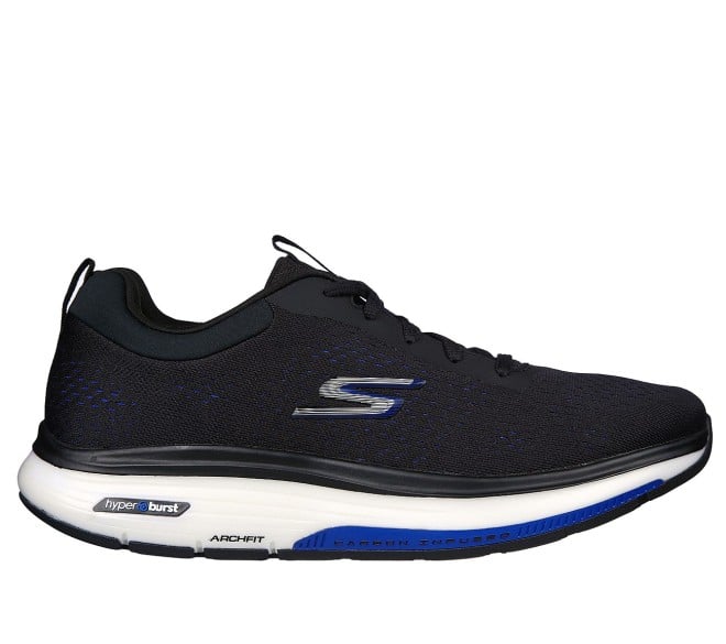 Skechers Men Black-Blue Sports Walking Shoes (SKU: 158-216244-77-10)