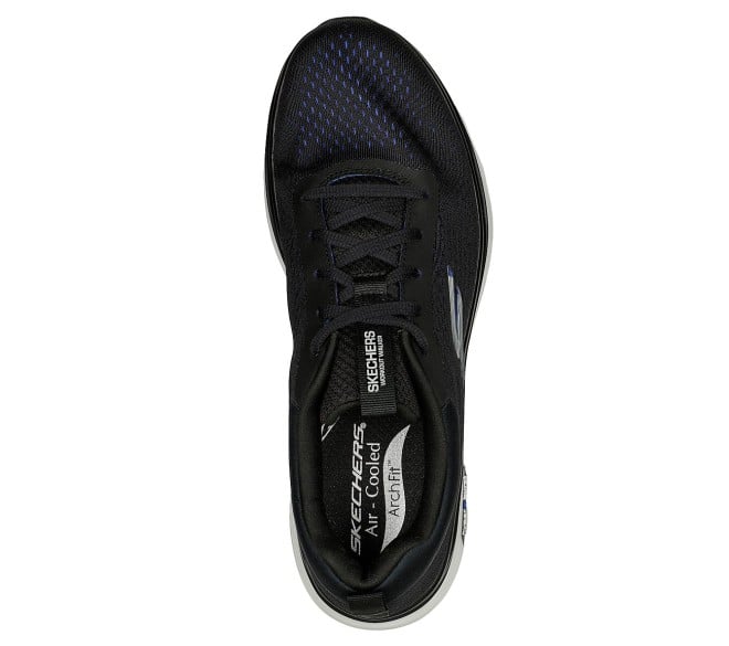 Skechers Men Black-Blue Sports Walking Shoes (SKU: 158-216244-77-10)