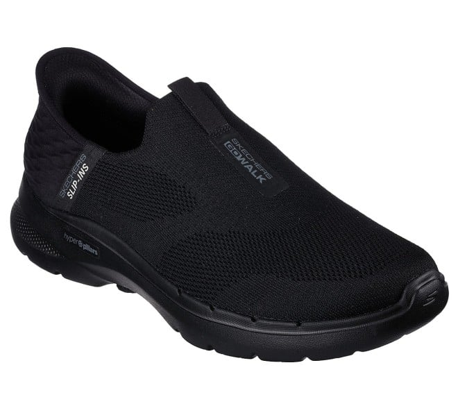 Skechers Black Sports Walking Shoes for Men