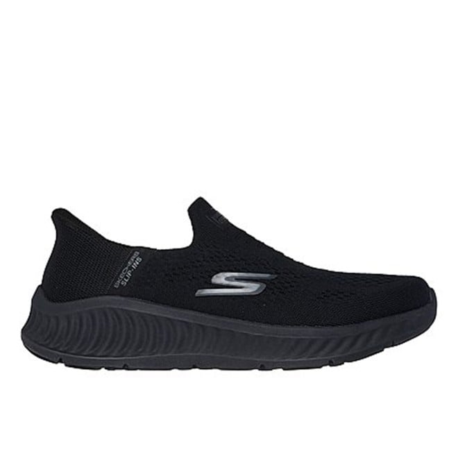 Skechers Men Black Sports Slip Ons