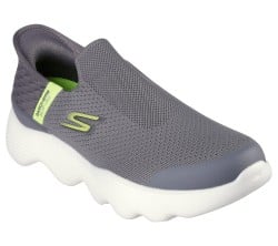 Men Grey Sports Walking Shoes