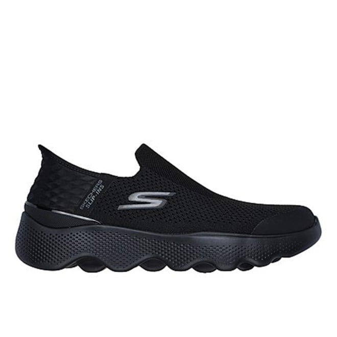 Skechers Men Black Sports Slip Ons