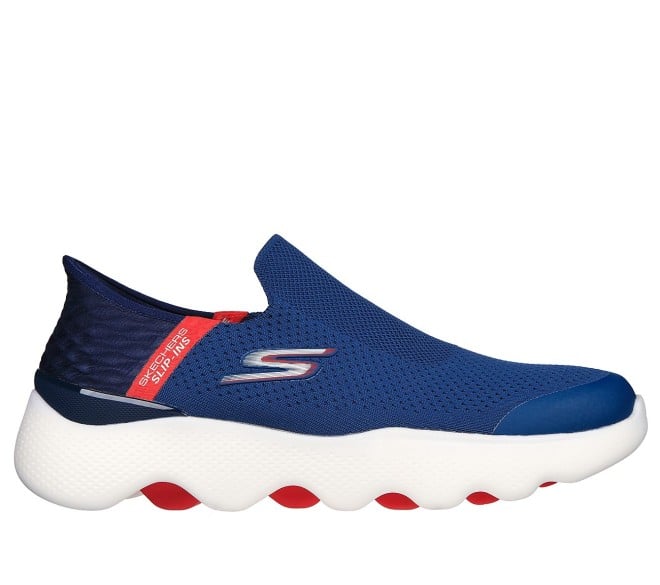 Skechers Men Blue-Multi Sports Walking Shoes (SKU: 158-216411-54-10)