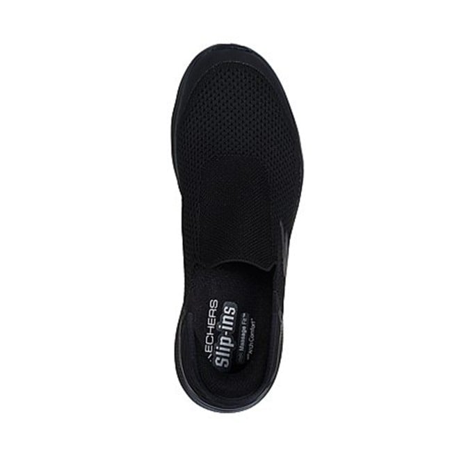 Skechers Men Black Sports Slip Ons (SKU: 158-216411-11-8)