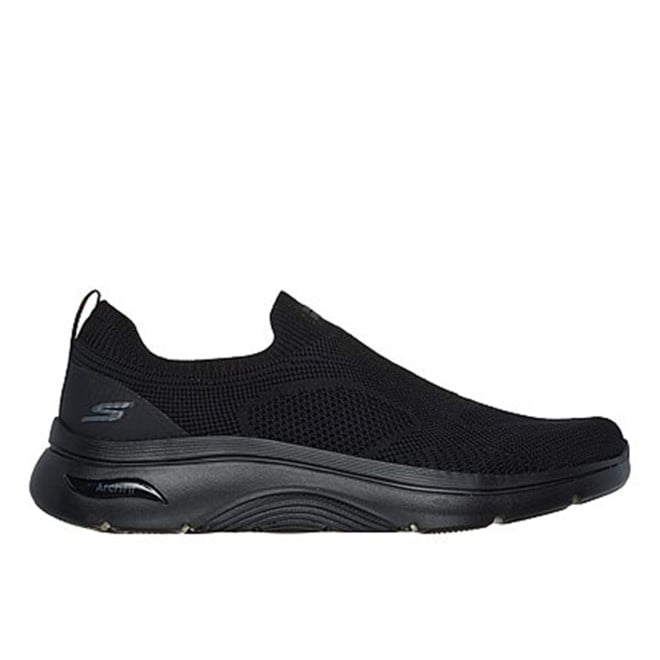 Skechers Men Black Sports Slip Ons