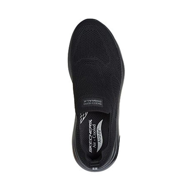 Skechers Men Black Sports Slip Ons (SKU: 158-216517-11-7)