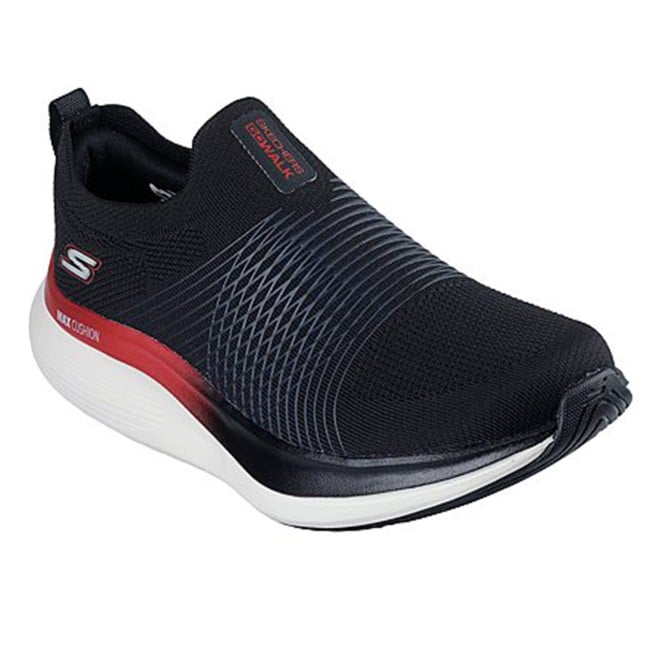 Skechers Men Black-red Sports Slip Ons (SKU: 158-216582-67-7)