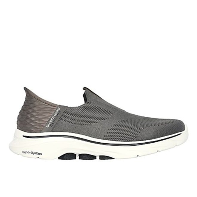 Skechers Men Brown Sports Slip Ons (SKU: 158-216641-12-8)