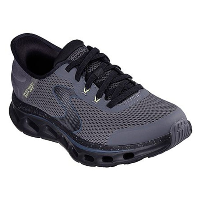 Skechers Men Grey Sports Slip Ons (SKU: 158-216661-14-8)