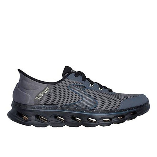 Skechers Men Grey Sports Slip Ons