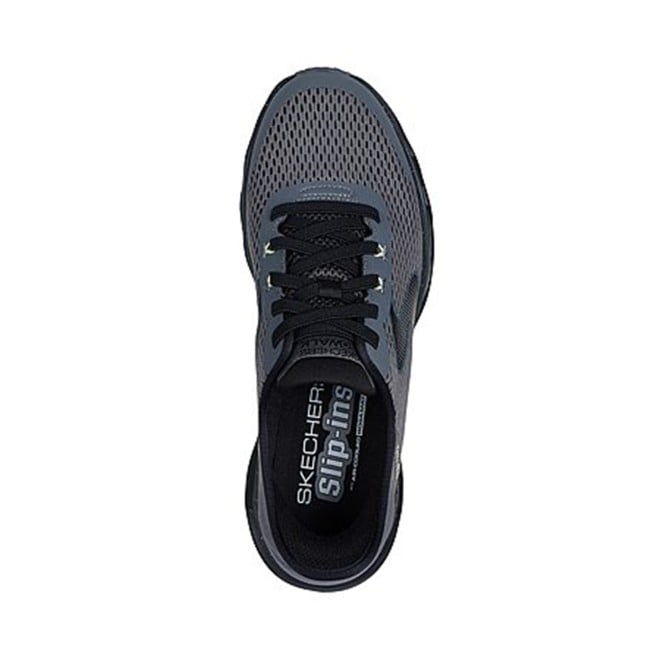 Skechers Men Grey Sports Slip Ons (SKU: 158-216661-14-8)