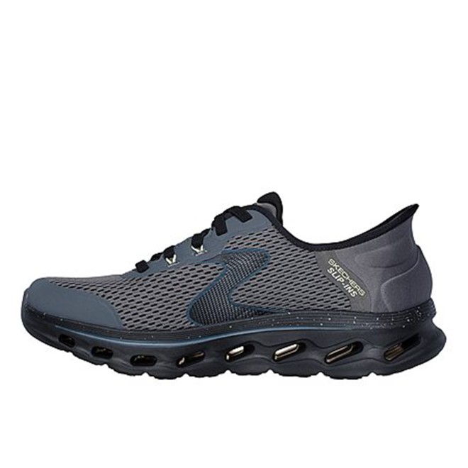 Skechers Men Grey Sports Slip Ons (SKU: 158-216661-14-8)