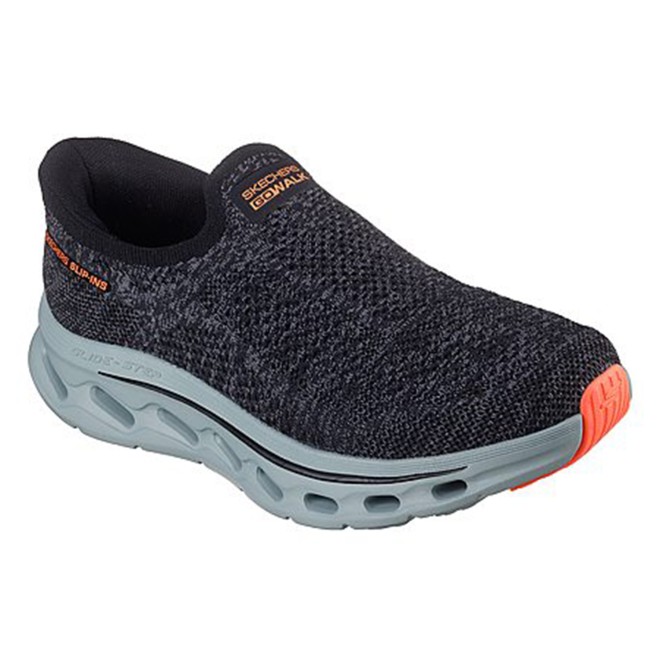 Skechers Men Black-grey Sports Slip Ons (SKU: 158-216665-94-8)