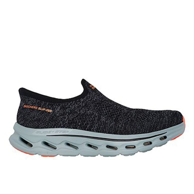Skechers Men Black-grey Sports Slip Ons (SKU: 158-216665-94-8)