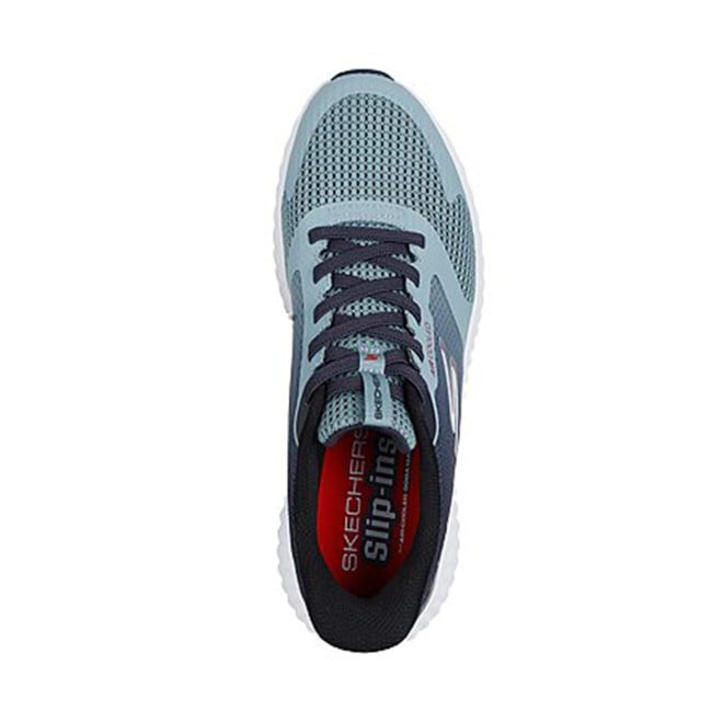 Skechers Men Blue-multi Sports Slip Ons (SKU: 158-220380-54-7)