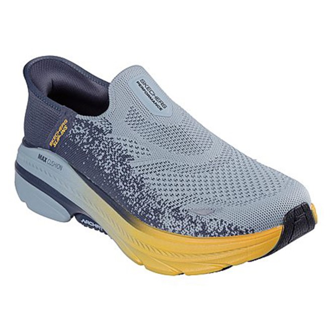 Skechers Men Blue-multi Sports Slip Ons (SKU: 158-220565-54-7)