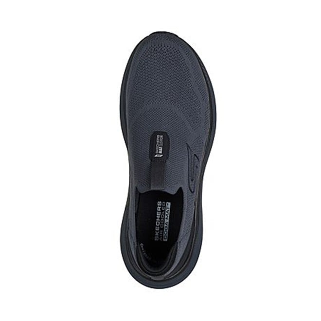 Skechers Men Grey Sports Slip Ons (SKU: 158-220624-14-8)