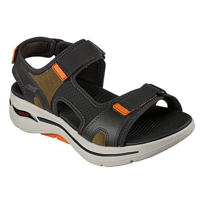 Skechers Men Olive Sports Sandals (SKU: 158-229021-49-7)