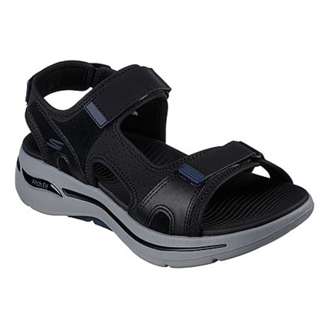 Skechers Men Black-blue Sports Sandals (SKU: 158-229021-77-7)