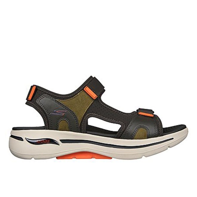 Skechers Men Olive Sports Sandals