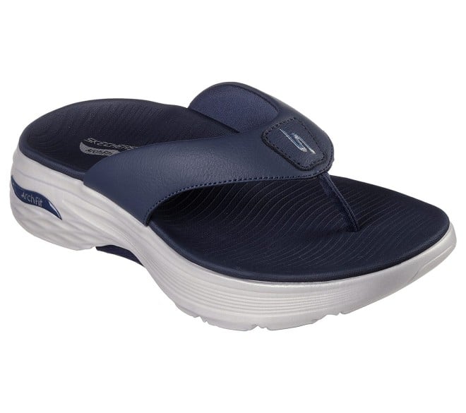 Skechers Men Navy-Blue Casual Slippers (SKU: 158-229142-17-10)