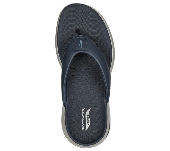 Skechers Men Navy-Blue Casual Slippers (SKU: 158-229142-17-10)