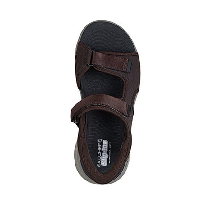 Skechers Men Brown Sports Slip Ons (SKU: 158-229210-12-8)