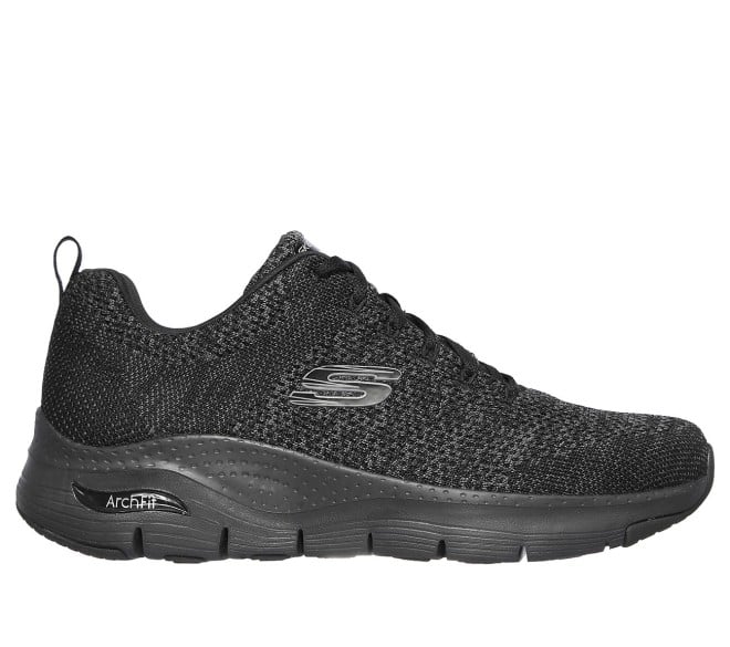 Skechers Men Black-Pat Sports Walking Shoes (SKU: 158-232041-31-10)