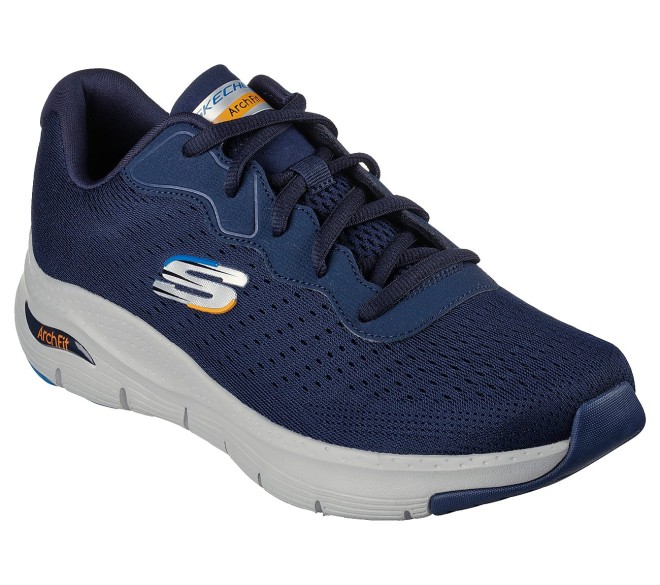 Skechers Navy-Blue Sports Walking Shoes for Men