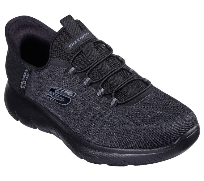 Skechers Men Black Sports Walking Shoes