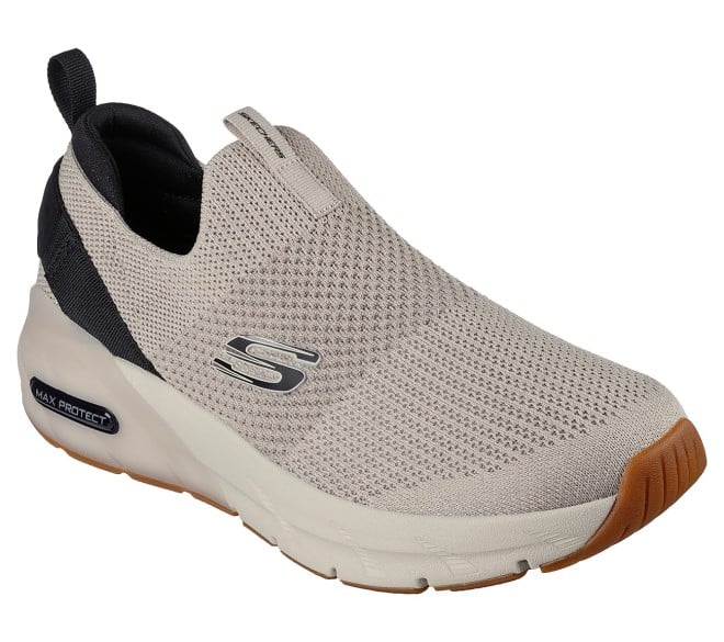 Skechers Men Beige Sports Walking Shoes (SKU: 158-232665-20-10)