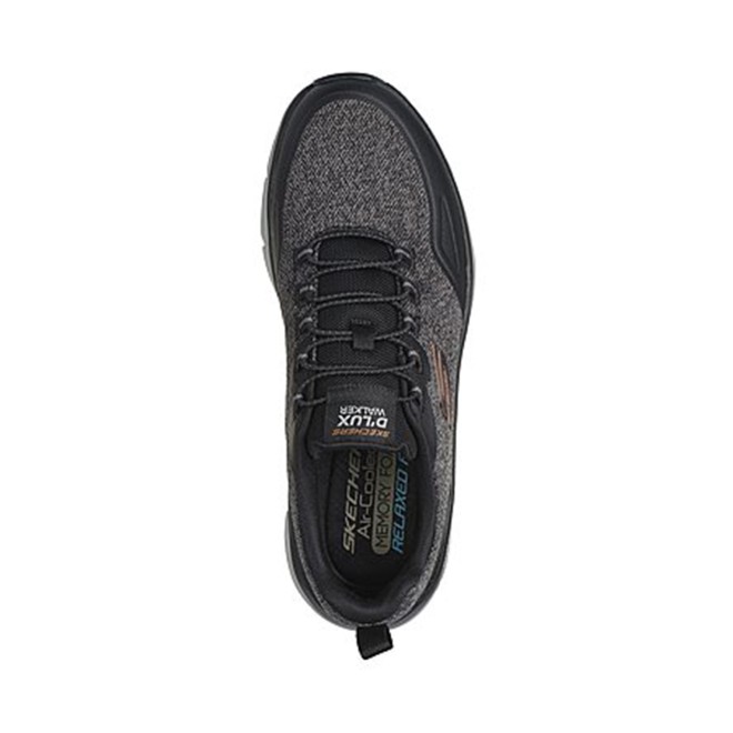Skechers Men Black-grey Sports Sneakers (SKU: 158-232719-94-7)