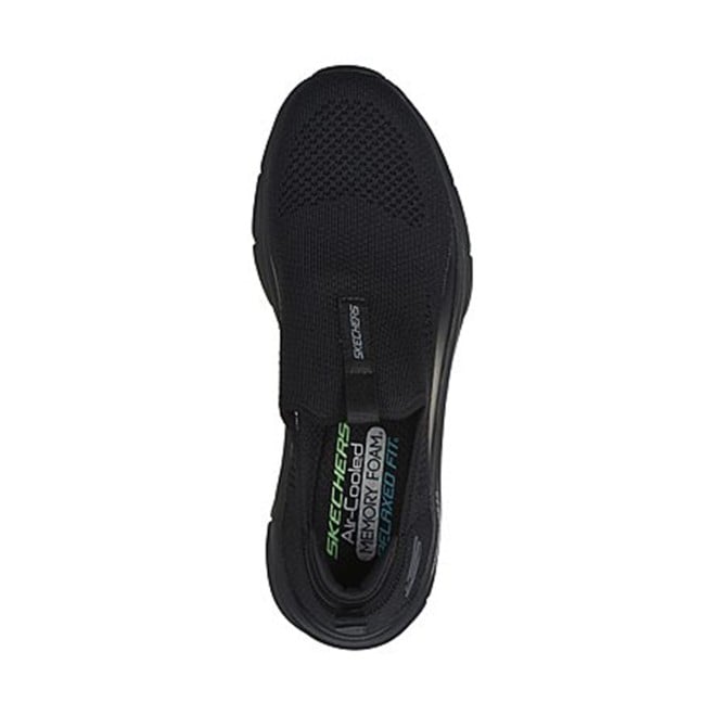 Skechers Men Black Sports Slip Ons (SKU: 158-232722-11-8)