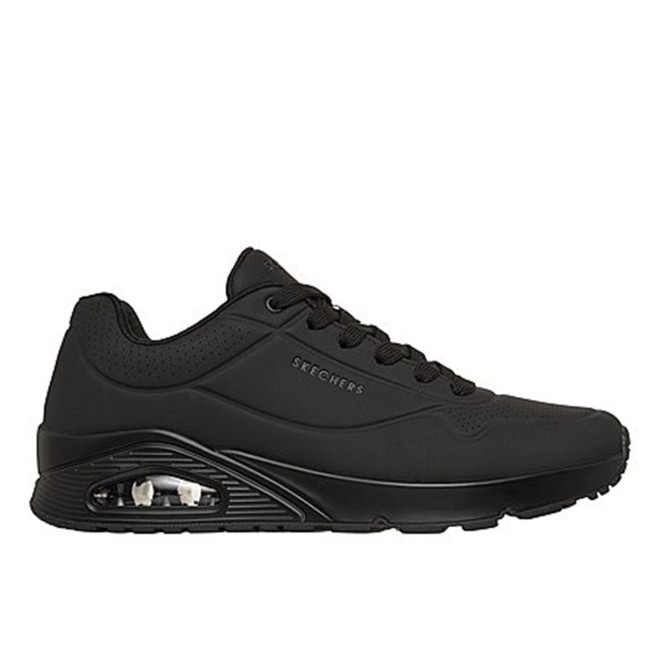 Skechers Men Black-grey Sports Sneakers