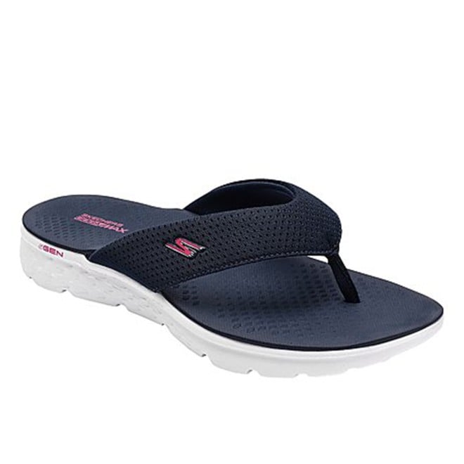 Skechers Men Blue Sports Slippers (SKU: 158-894195-45-9)