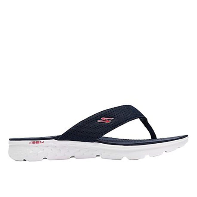 Skechers Men Blue Sports Slippers (SKU: 158-894195-45-9)
