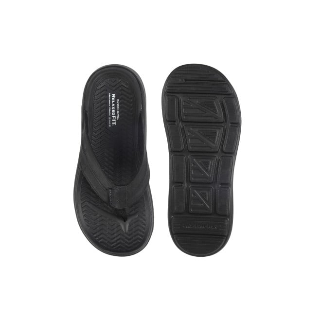 Skechers Men Black Casual Slippers (SKU: 158-894325-11-9)