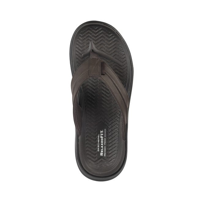 Skechers Men Brown Casual Slippers (SKU: 158-894325-12-9)