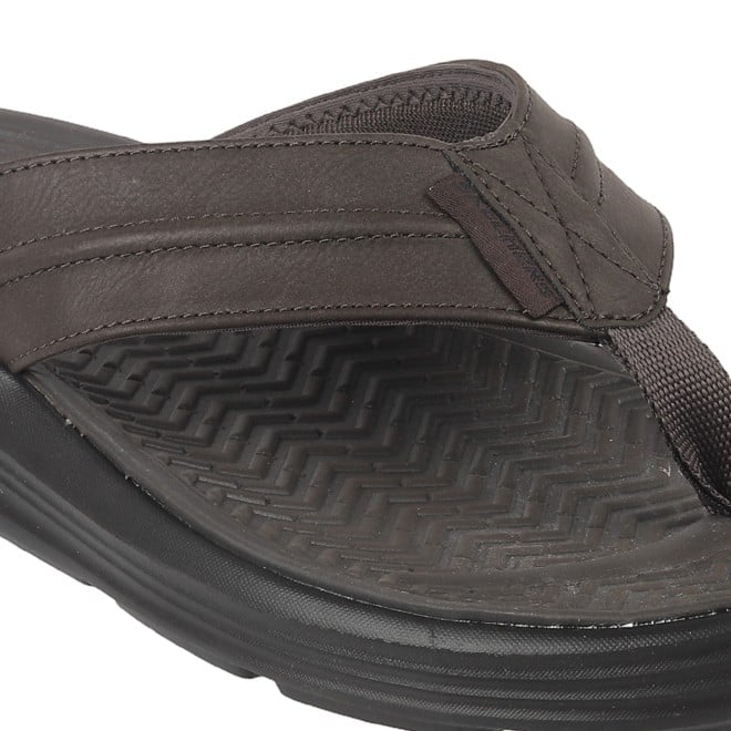 Skechers Men Brown Casual Slippers (SKU: 158-894325-12-9)