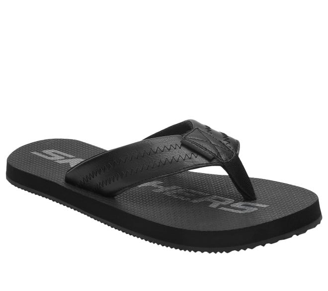 Skechers Men Black Casual Slippers (SKU: 158-894328-11-7)