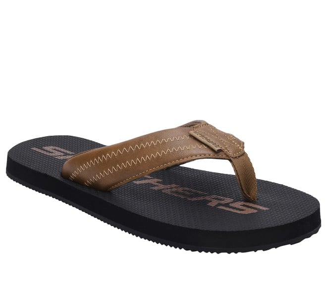 Skechers Men Brown Casual Slippers (SKU: 158-894328-12-7)